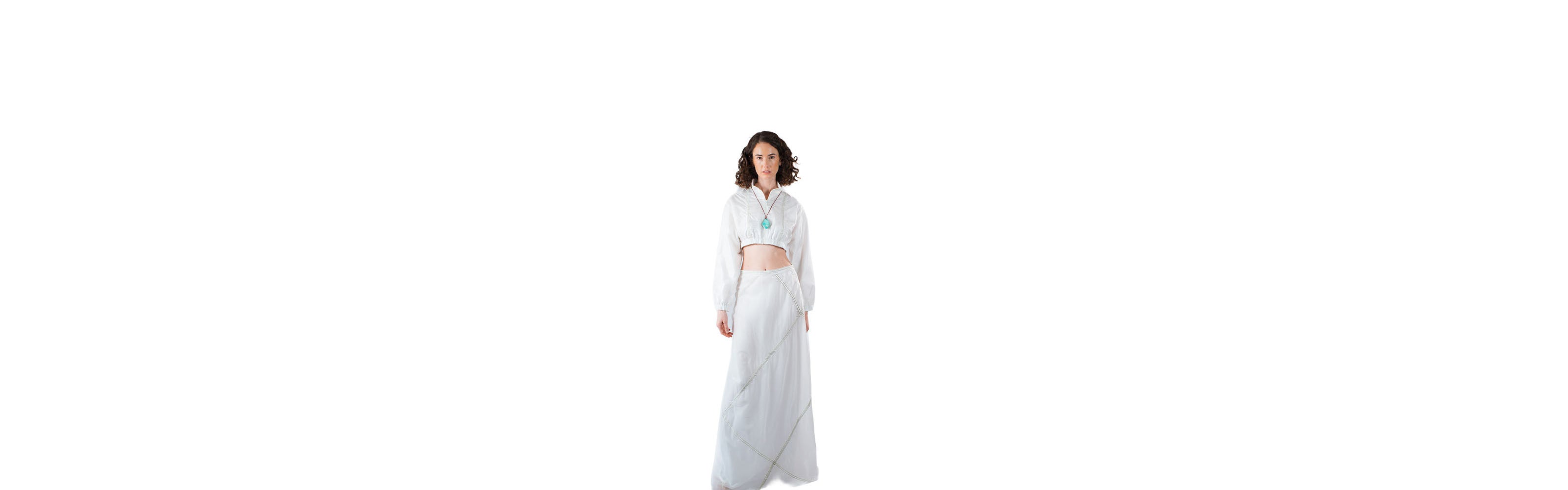 parachute hero image model in amy skirt