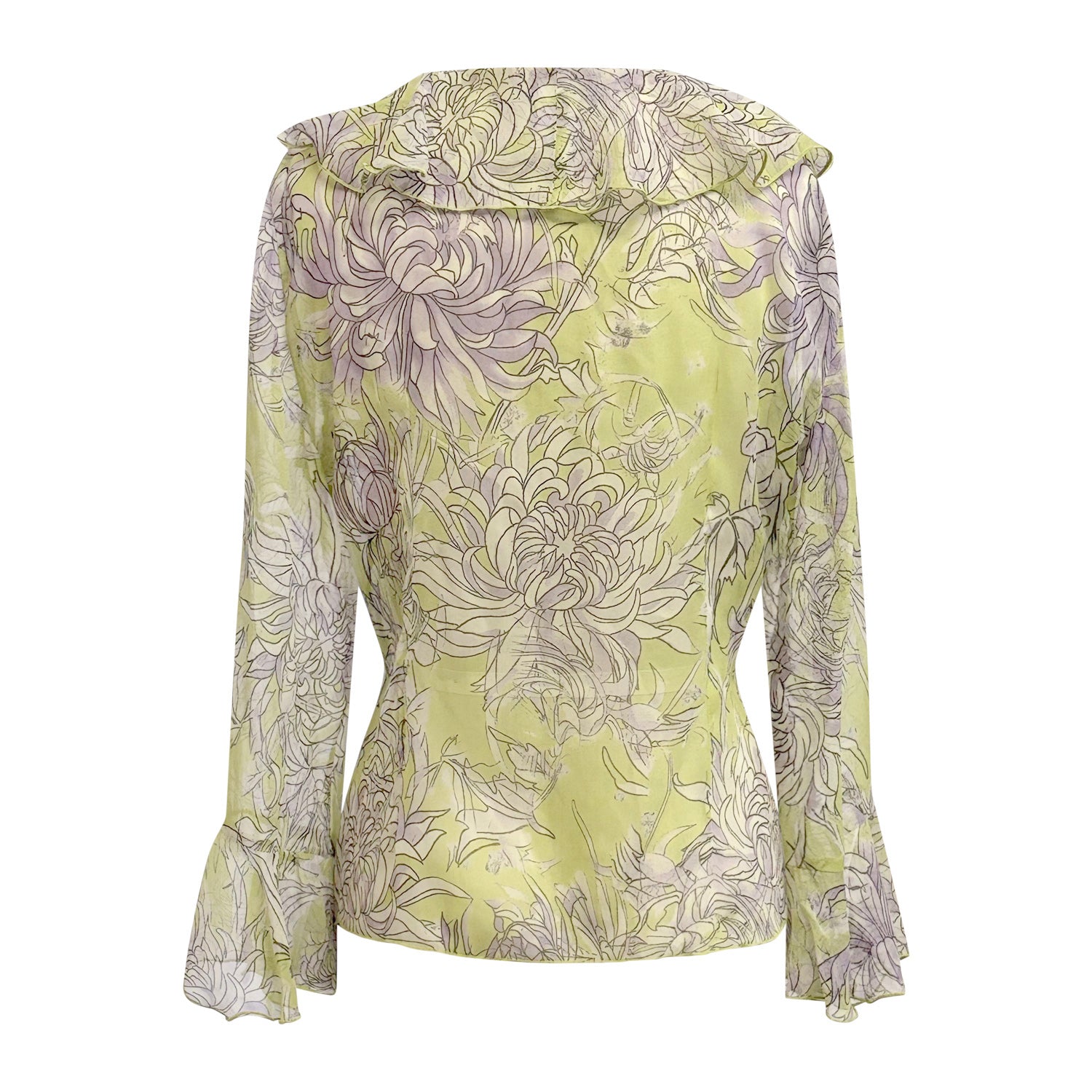 Chryssa Flounce Blouse back