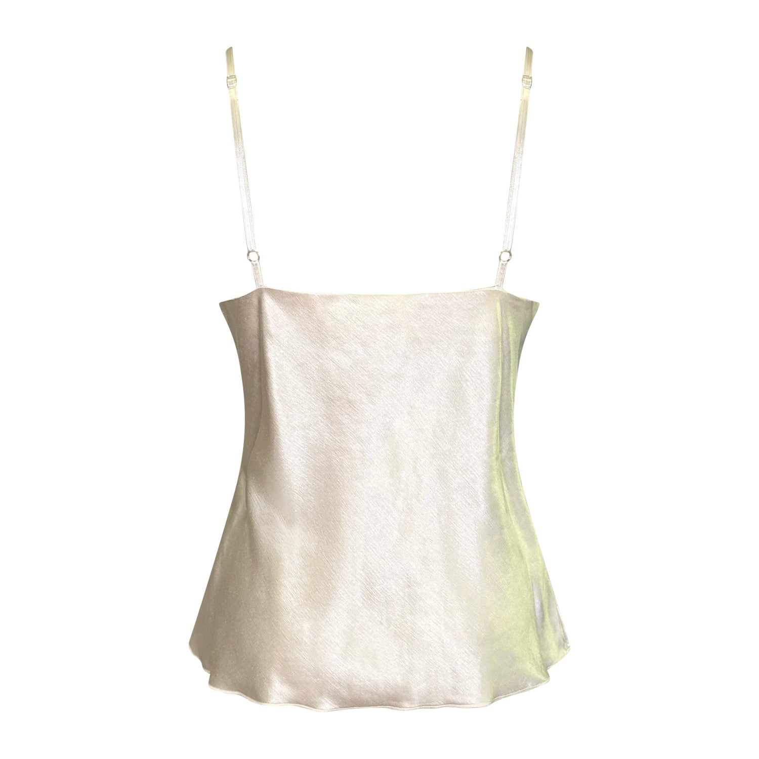 Megan Camisole -Hemp/Silk Satin-Crème