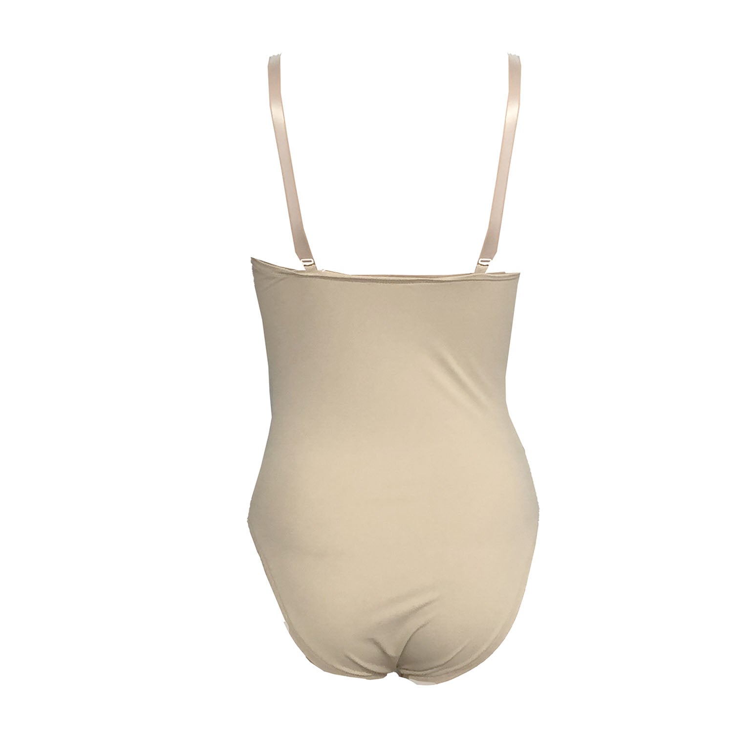 Nude stretch modal bodysuit with adjustable spaghetti straps – Britt Bodysuit