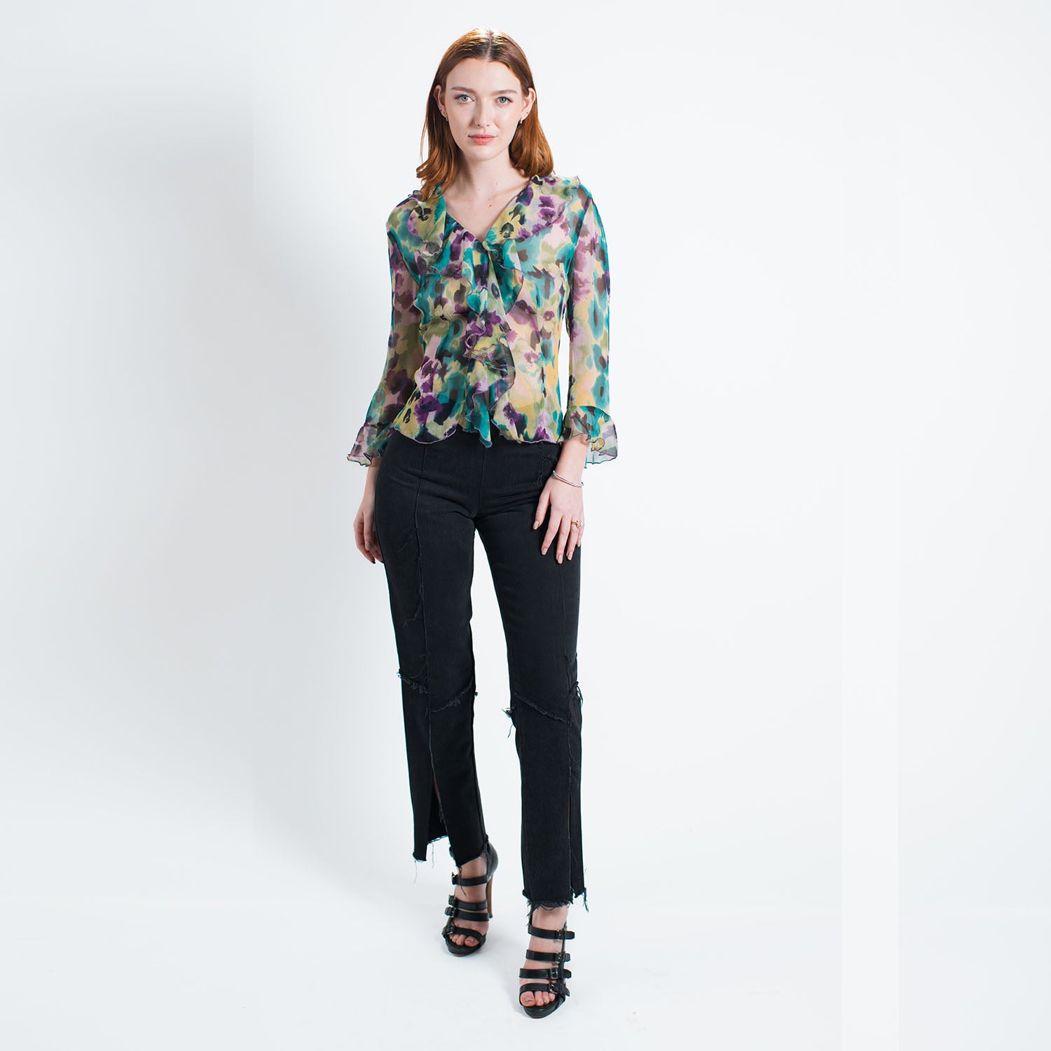 Mila Cigarette Jean — Black