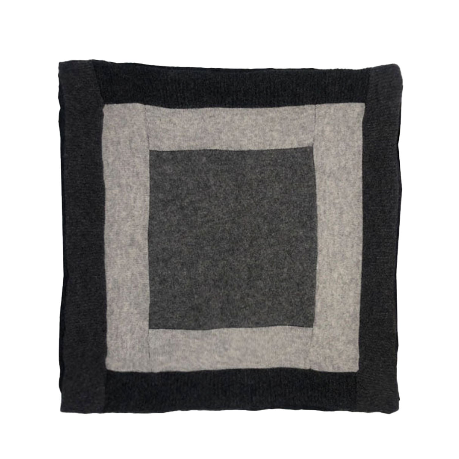 grey cashmere pillow 18"