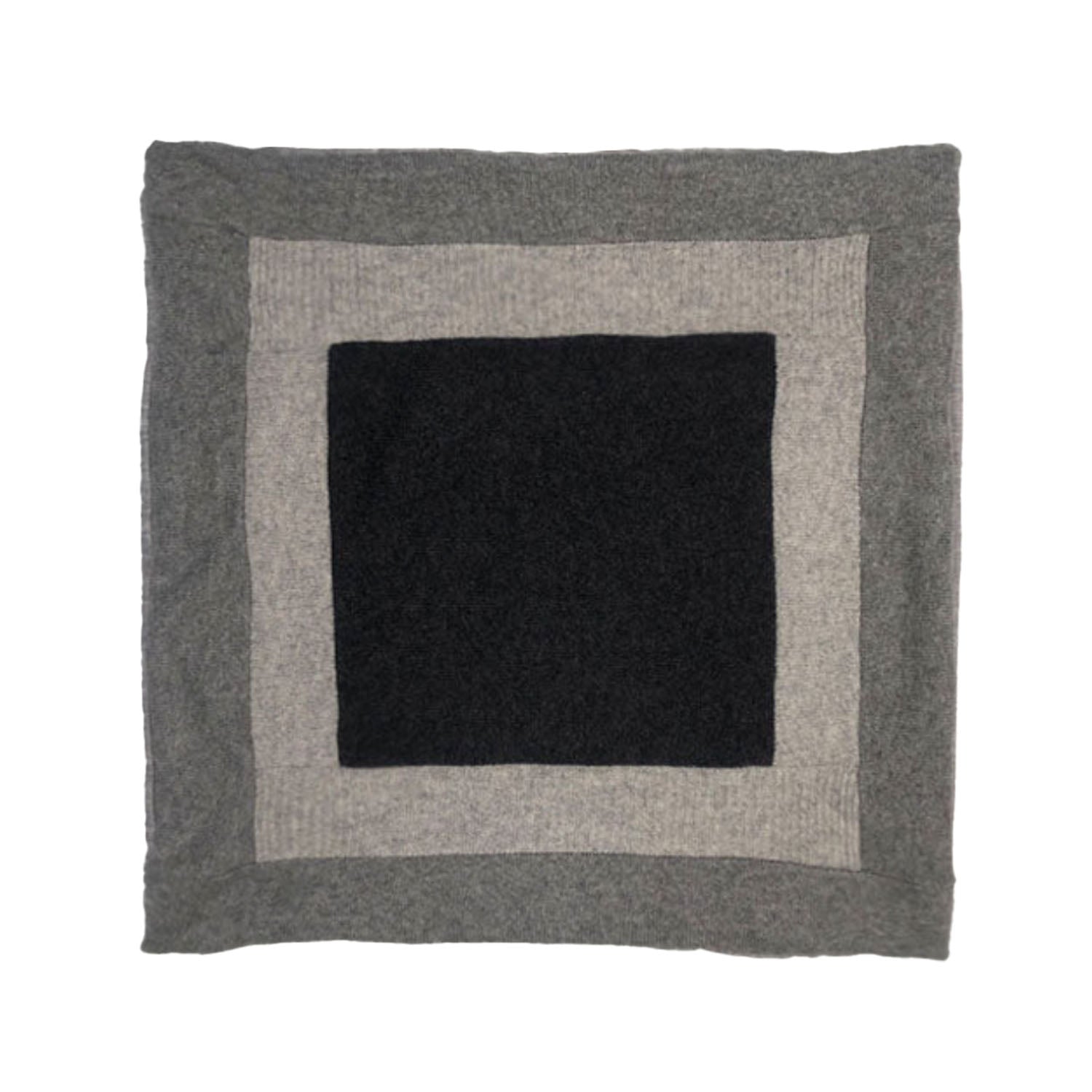 grey cashmere pillow