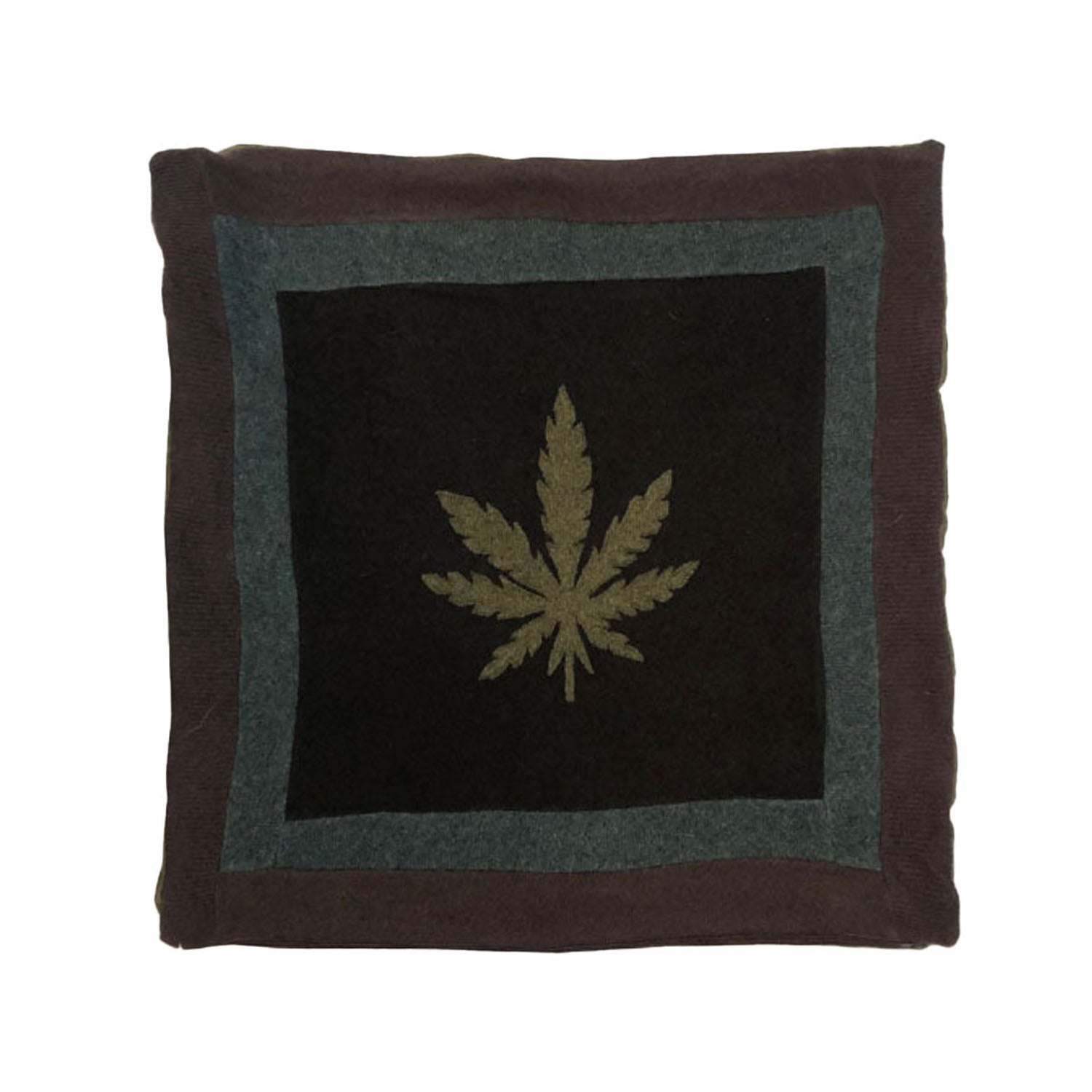 Hemp Applique Pillow 20"