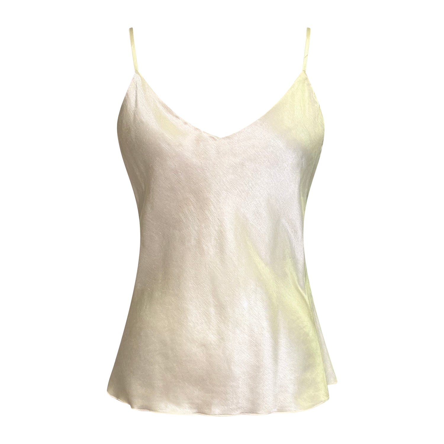 Megan Camisole -Hemp/Silk Satin-Crème