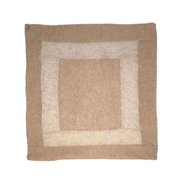 Oatmeal Rose Color Blocked Pillow 18