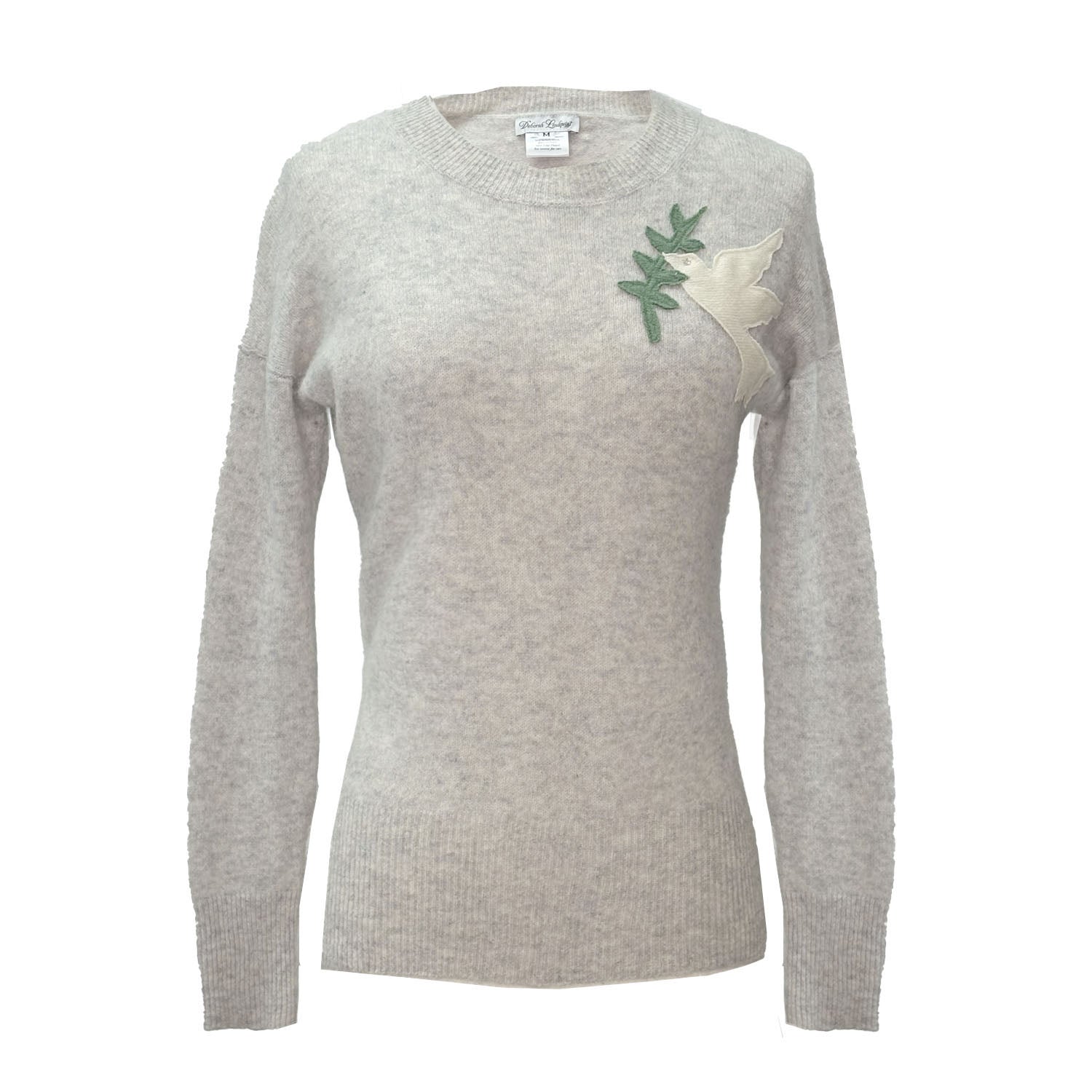 Peace Dove Cashmere Pullover – Reincarnated Sustainable Sweater