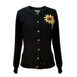 Sunflower Cardigan-Black