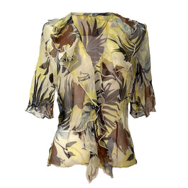 Autumn Soleil Flounce Blouse