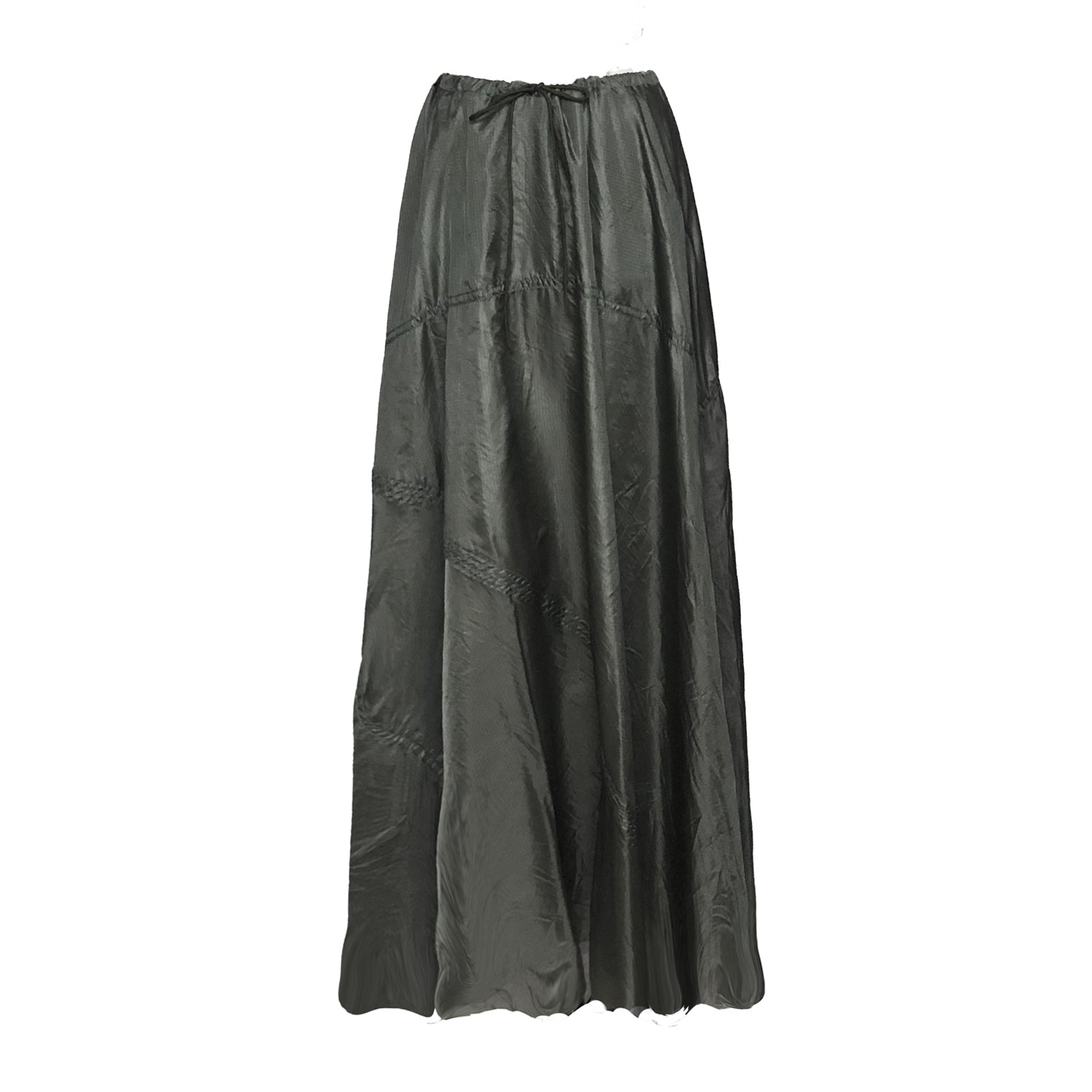 Steel grey Amy parachute skirt