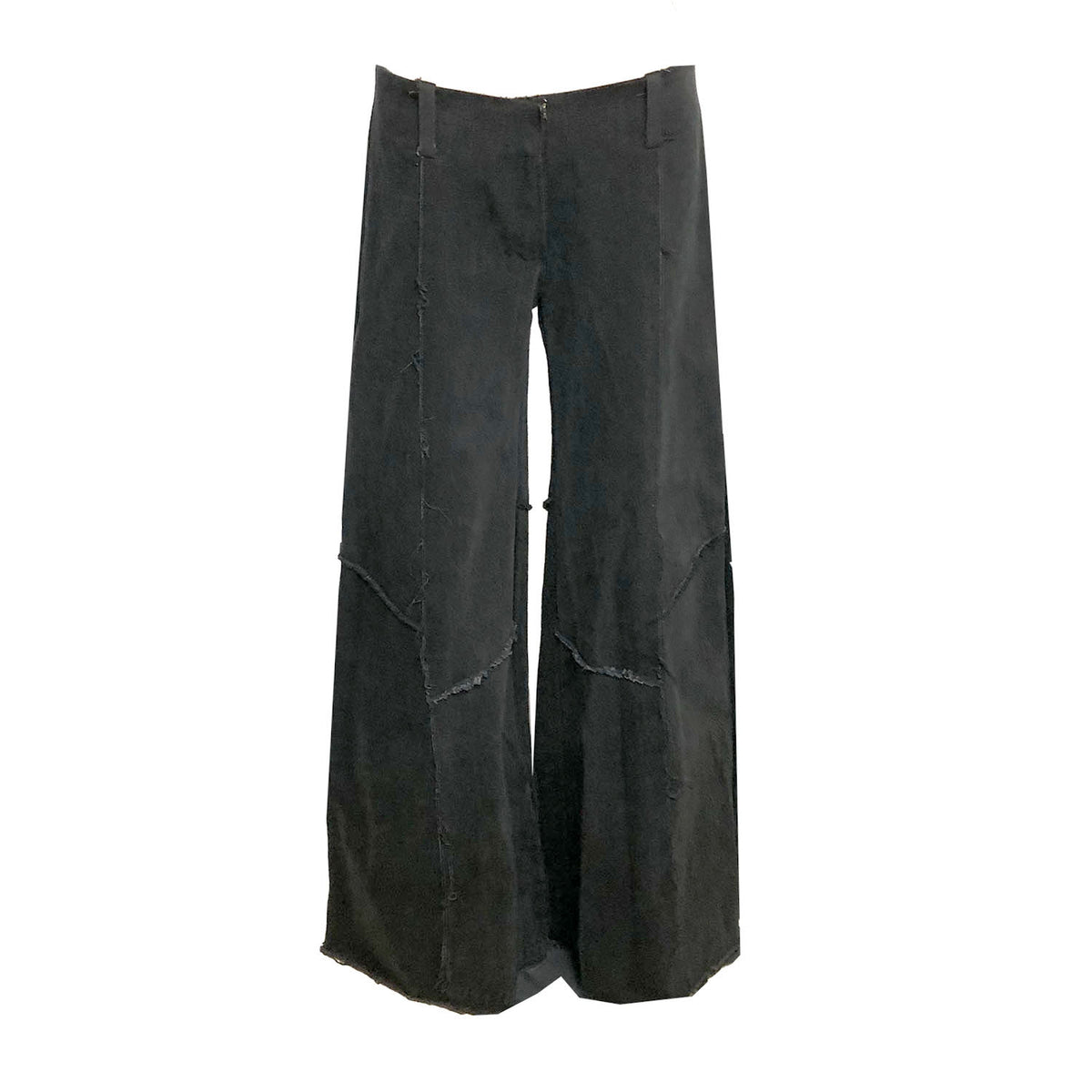 Alex Low Rise Wide Leg Jean-Black