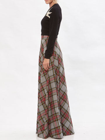 Claire Plaid Skirt