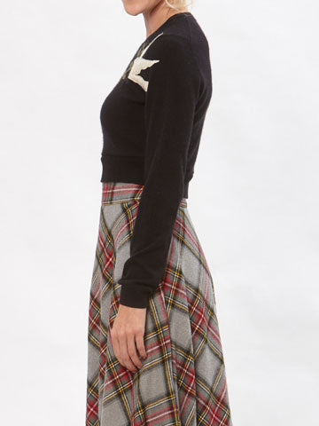 Cropped Peace Dove Sweater