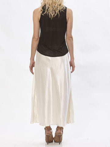 Katherine Skirt-Hemp/Silk-Creme