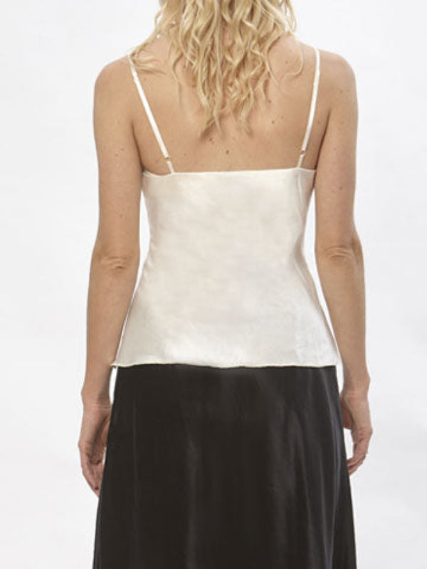Megan Camisole – cremeHemp Silk Satin Camisole