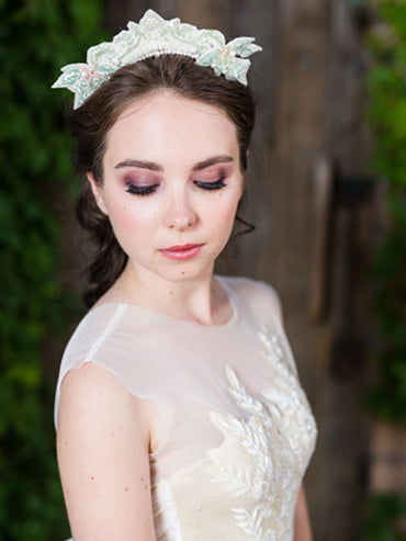 Pastel Beaded Headpiece
