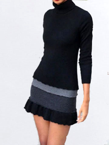 Turtleneck Mini Dress