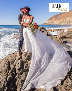 Black Nuptials, Black Bride – Beautiful Boho Beach Styled Shoot