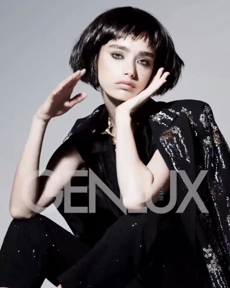Chantilly Lace Blouse Featured in Genlux Magazine