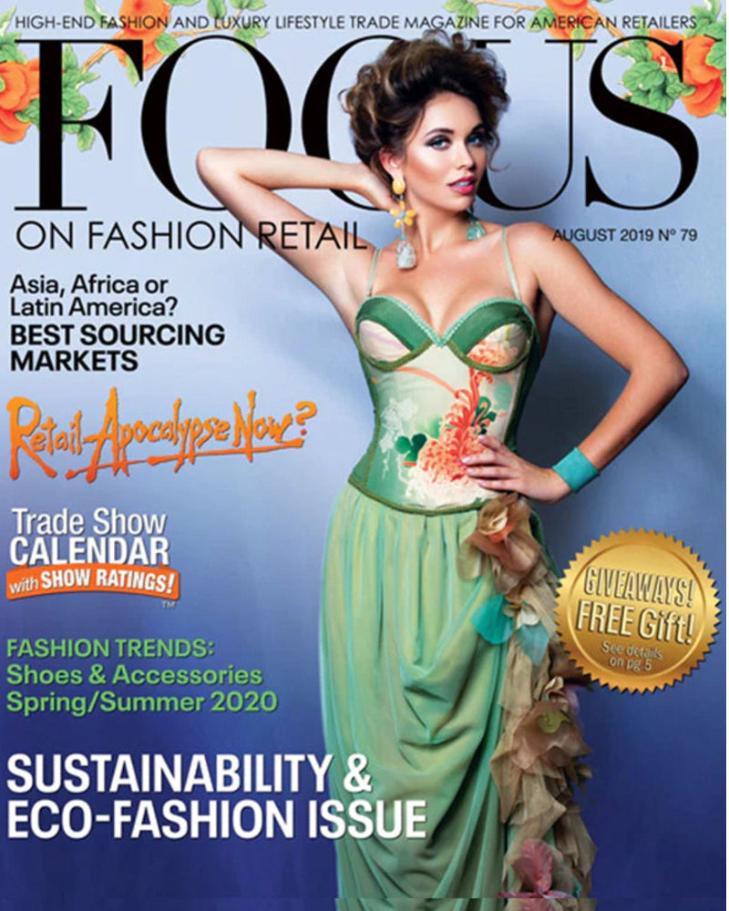 Luissa Burton, Miss Earth England, Wears Deborah Lindquist in Focus Magazine's 4 Elements Editorial
