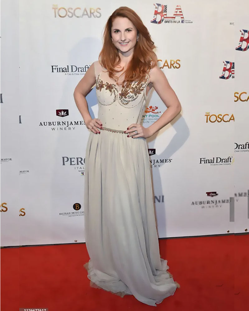 juliet lemar in deborah lindquist eco couture, toscars 2019