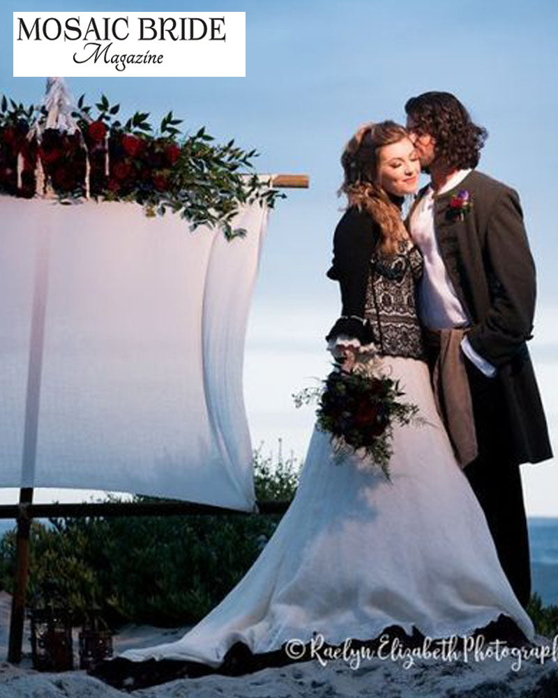 Pirates-Inspired Beach Wedding Featured on Mosaic Bride