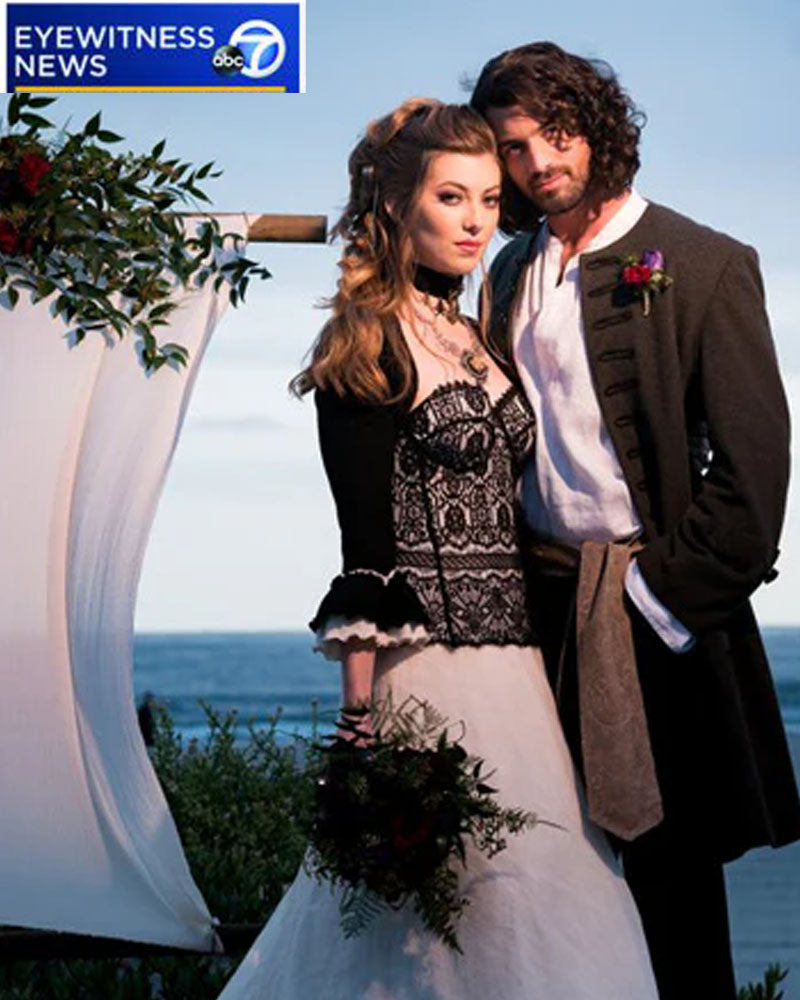 Pirates of the Caribbean Wedding Editorial Featured on ABC Eyewitness News
