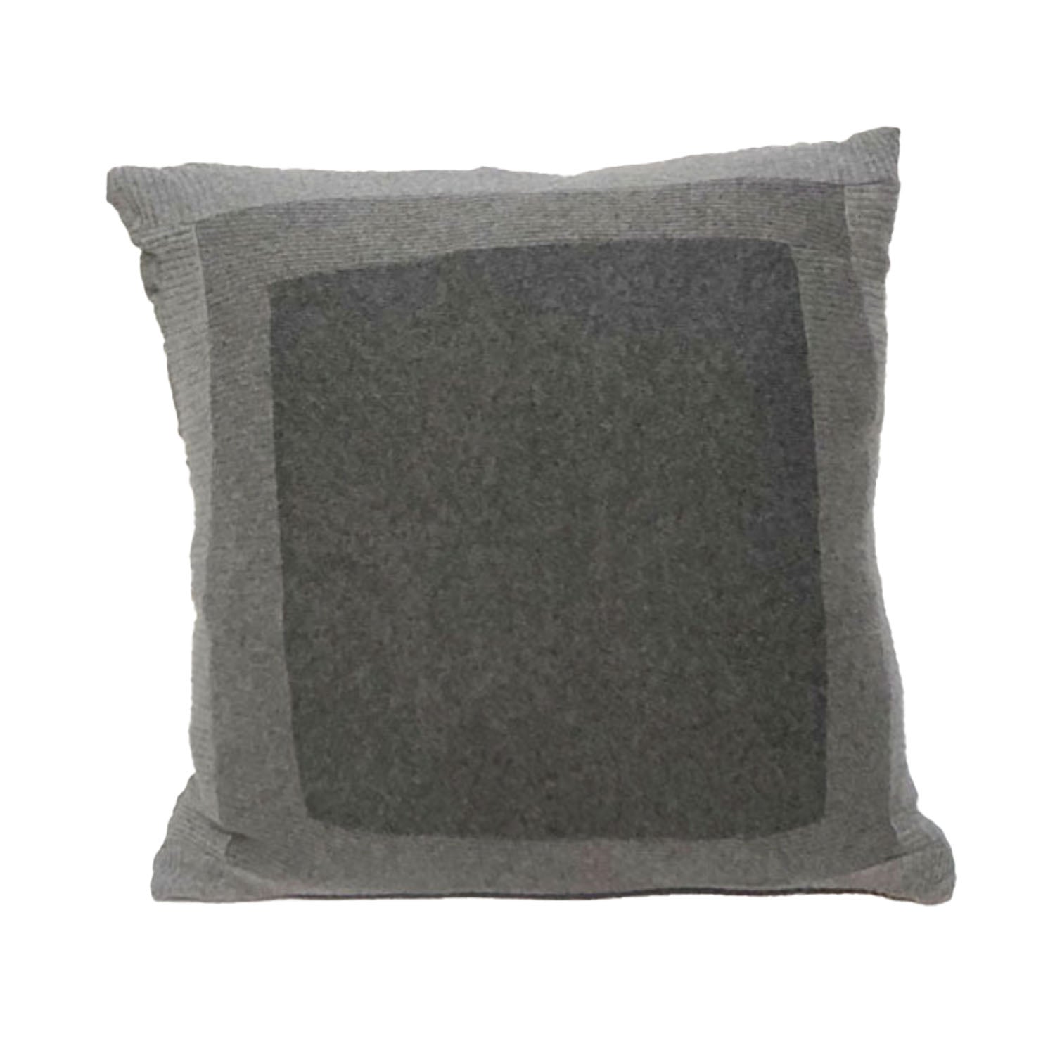 grey cashmere pillow