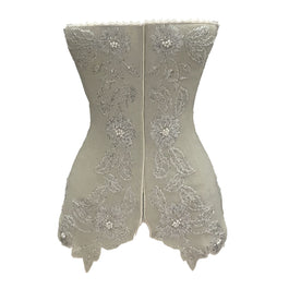 Eunice Bustier-Vintage Beaded Wool