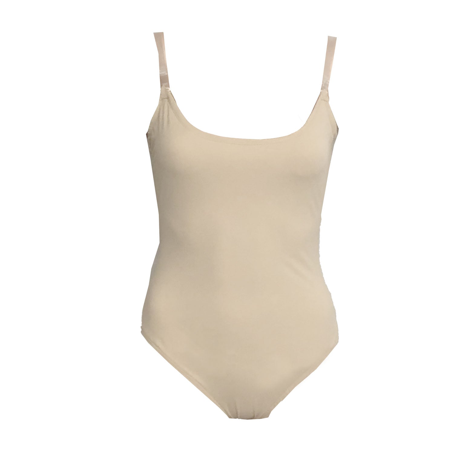 Nude stretch modal bodysuit with adjustable spaghetti straps – Britt Bodysuit