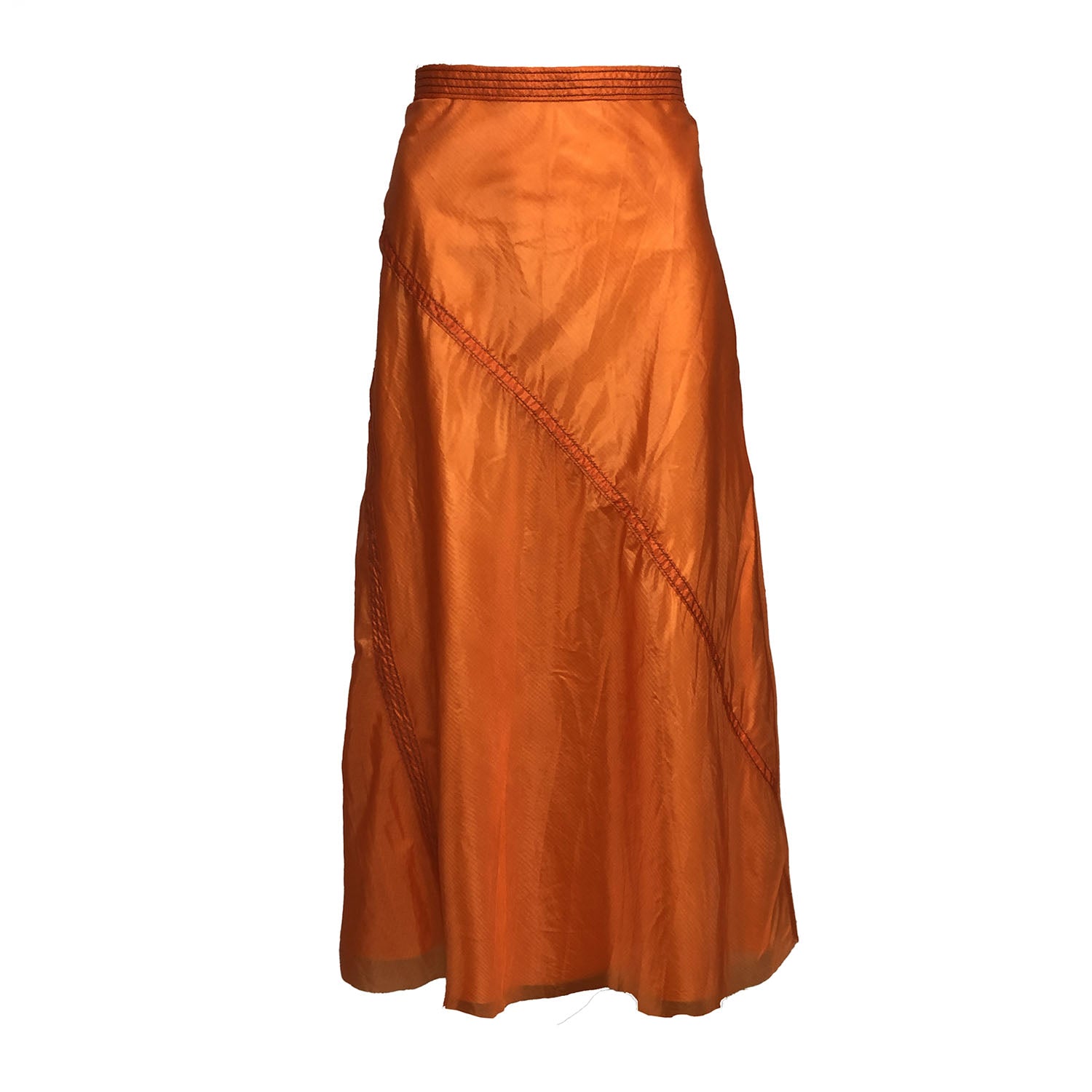 Hanna Midi Parachute Skirt Orange (Copy)