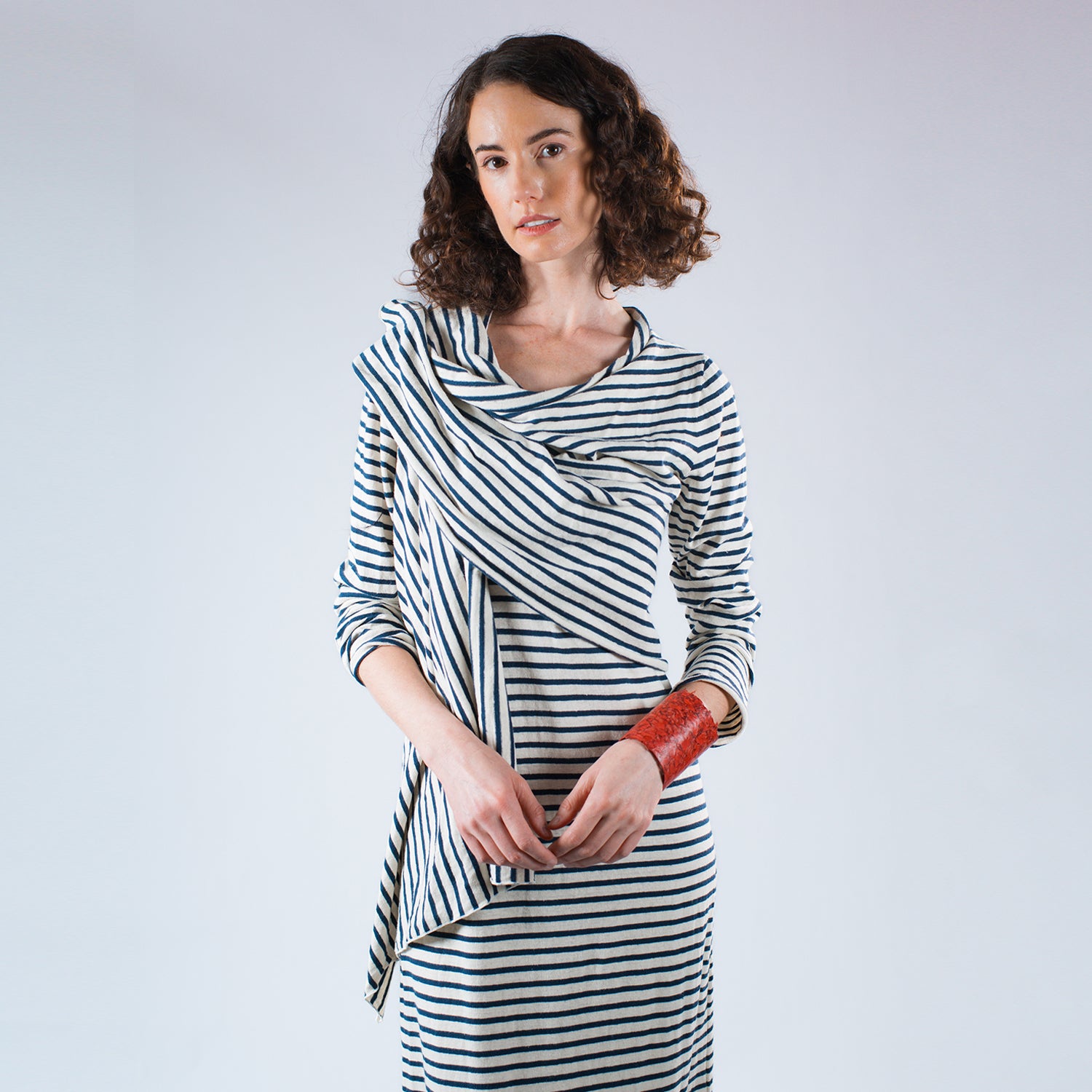 Bridget Stripe Hemp Dress
