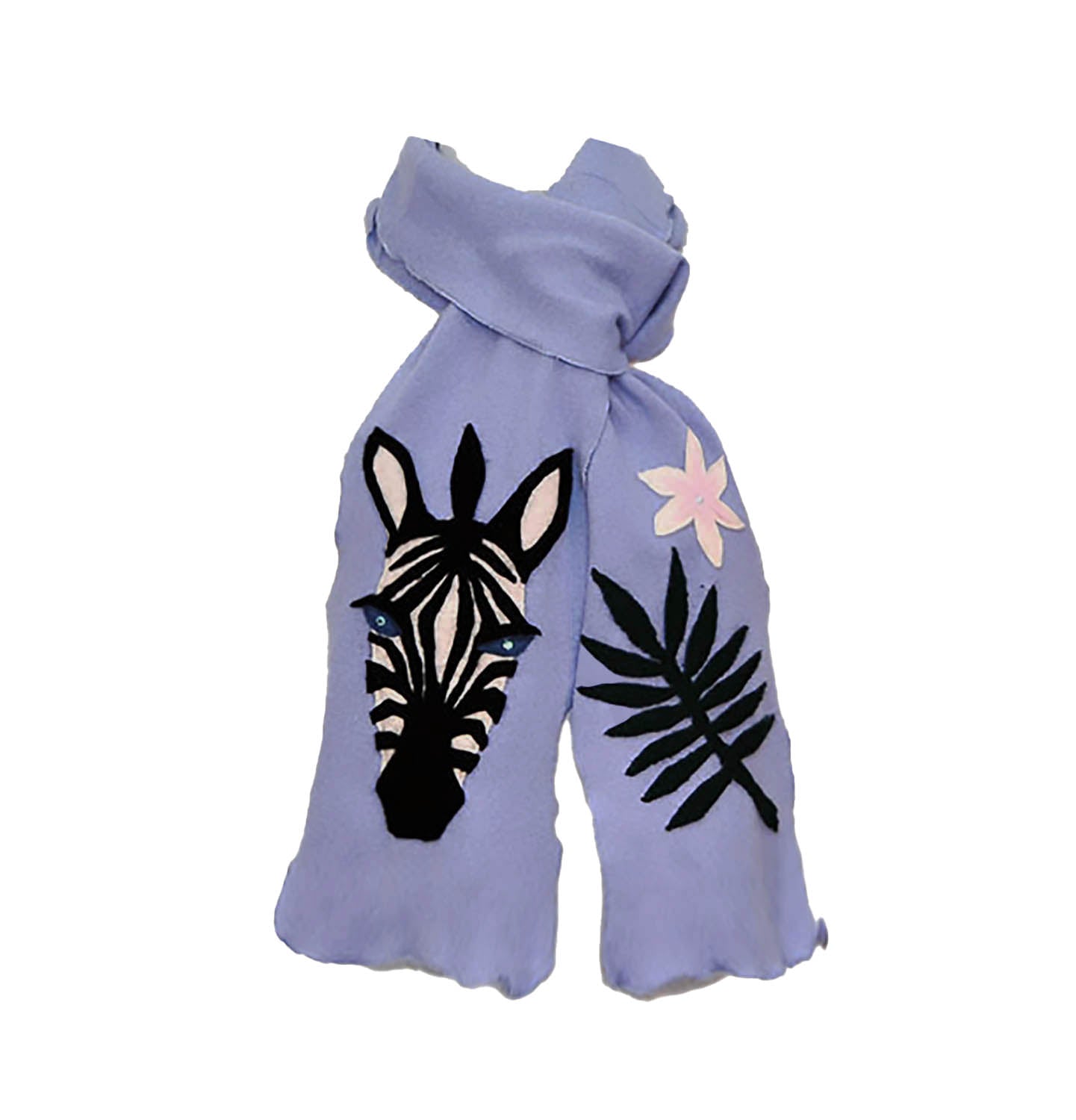 reincarnated cahmere zebra scarf