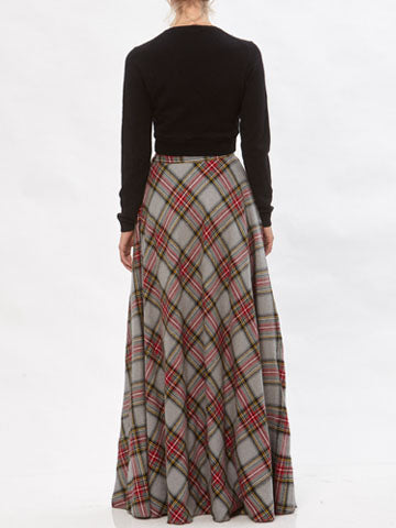 Claire Plaid Skirt