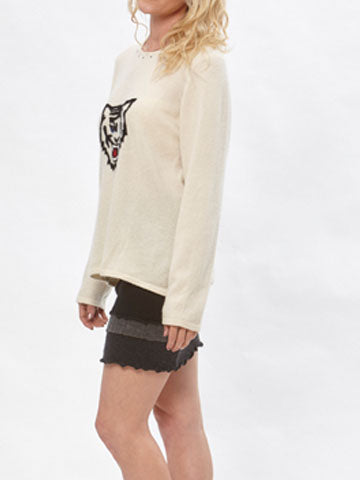 Color Blocked Mini Skirt