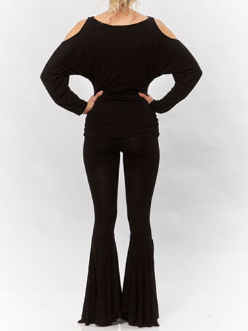 Irene Long Sleeved Cold Shoulder Top